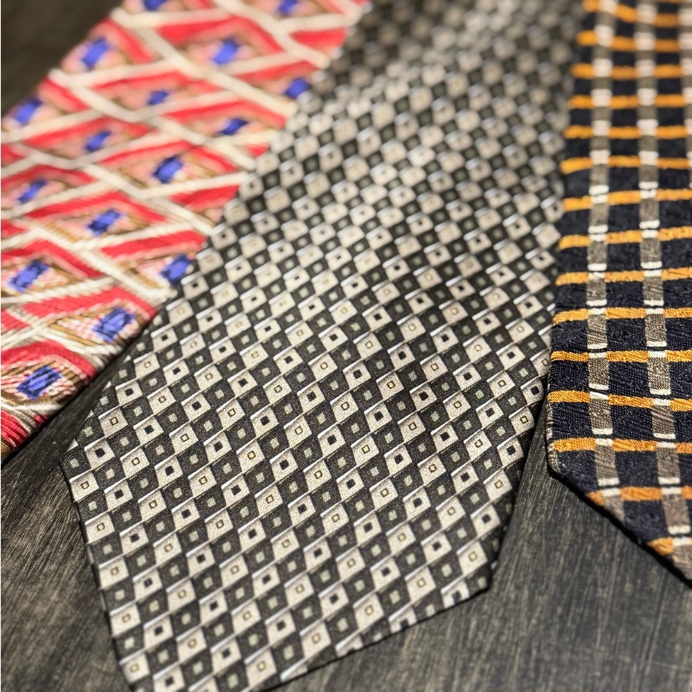 Elegant Patterned Robert Talbott Ties Set - image 4
